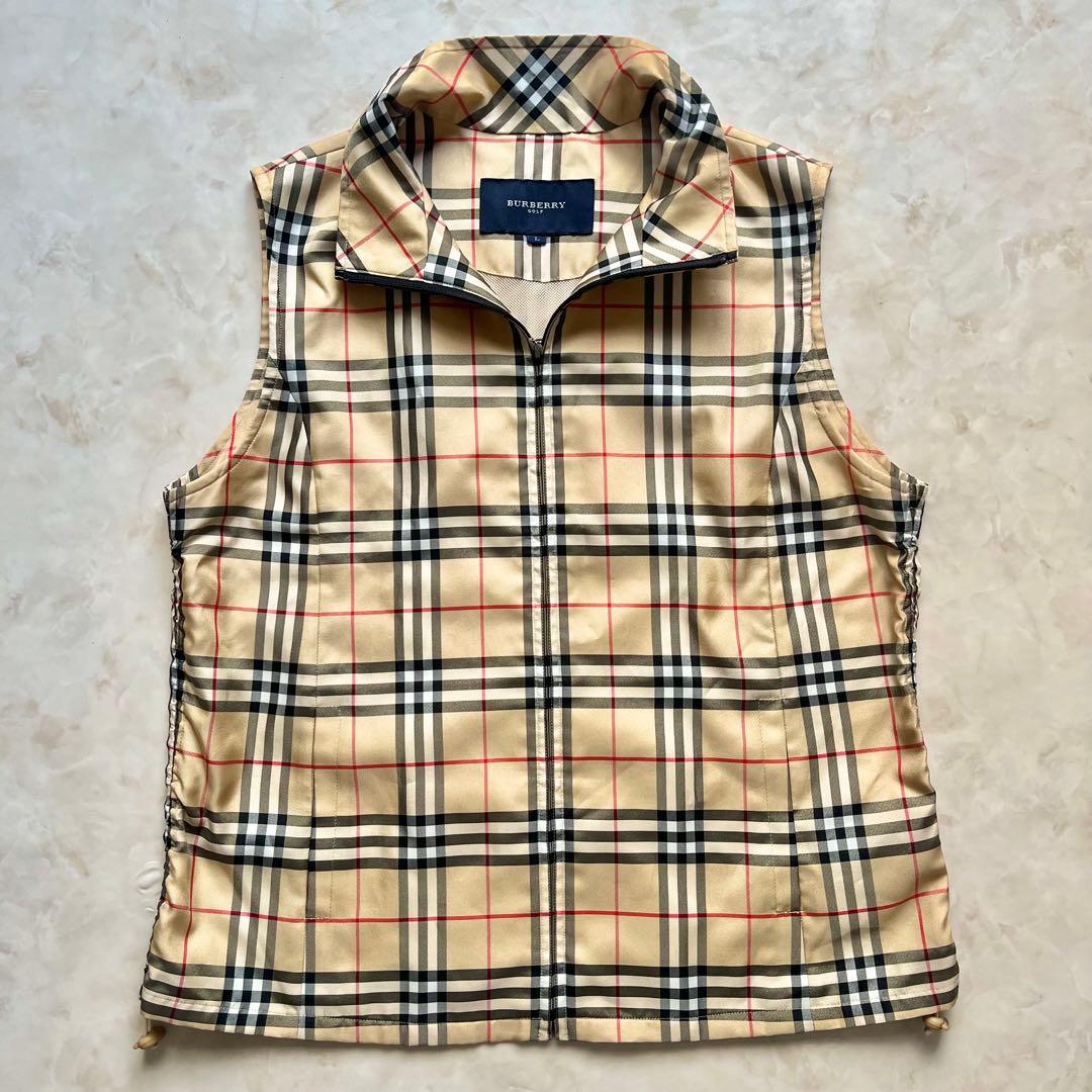 【極美品】BURBERRY GOLFノバチェック ベスト　L