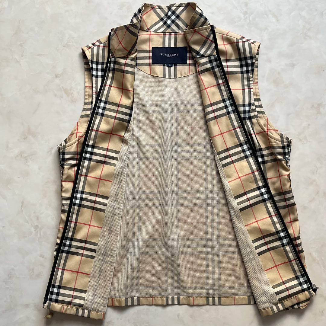 【極美品】BURBERRY GOLFノバチェック ベスト　L