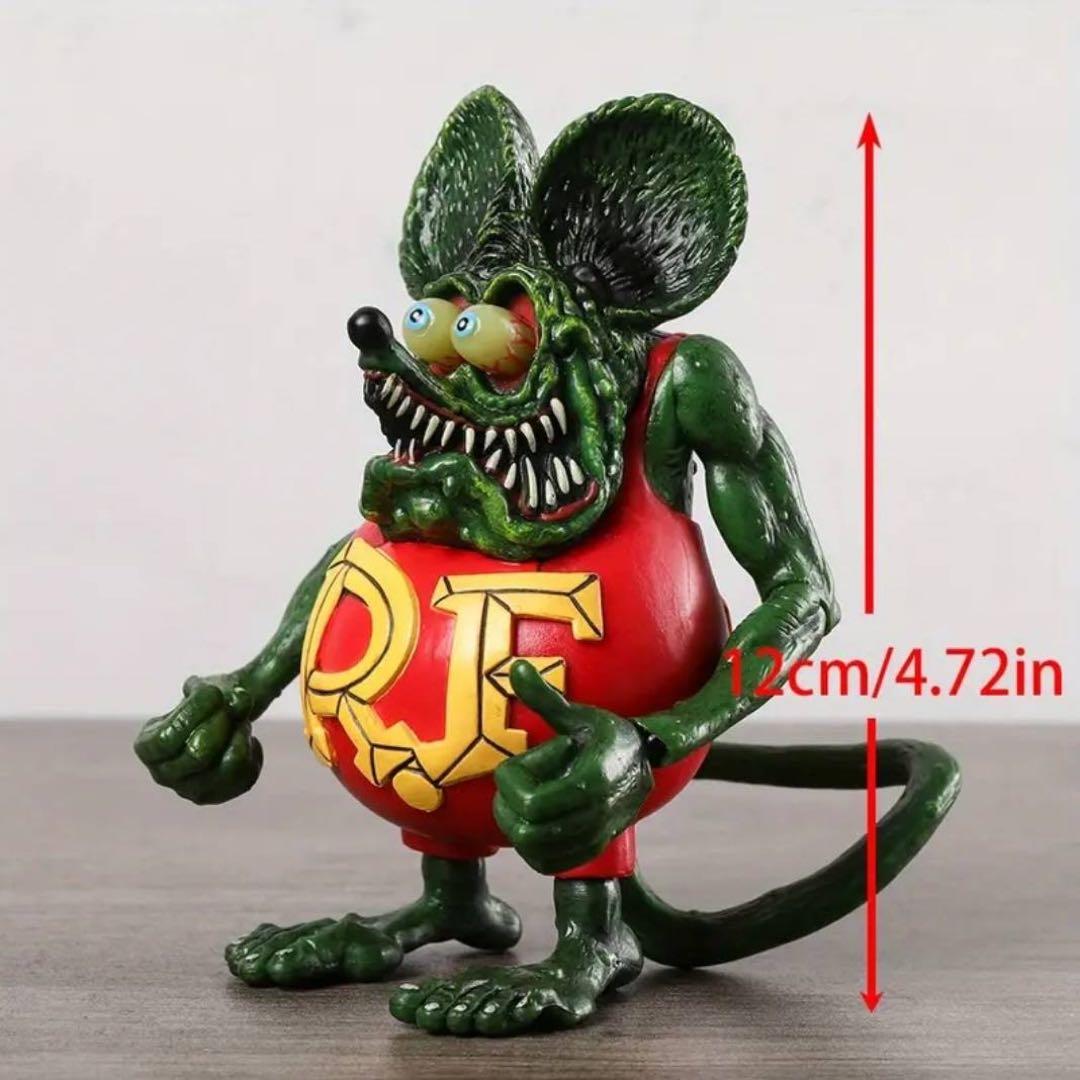 新品未開封　ラットフィンク　フィギュア　手足可動式　5体セット