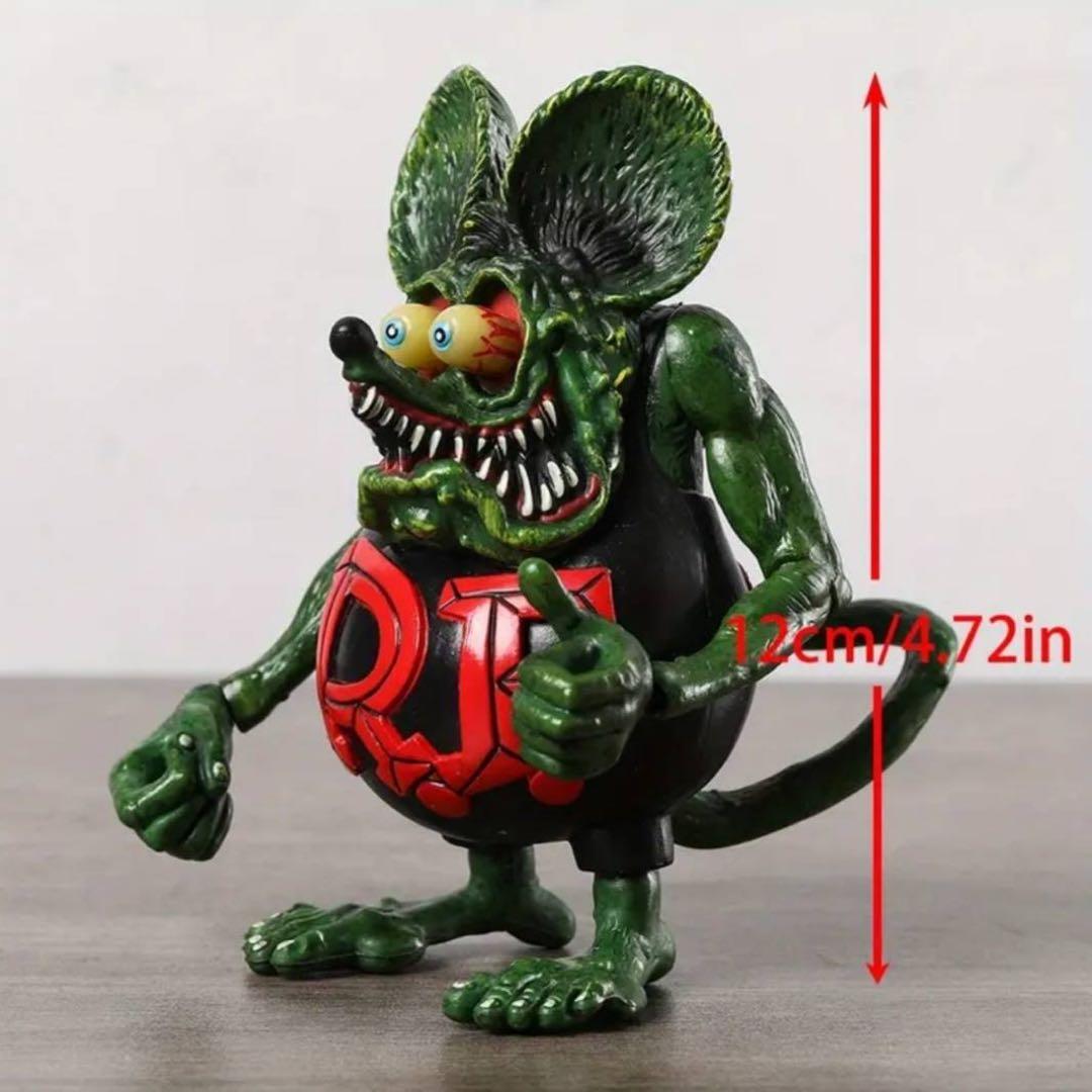 新品未開封　ラットフィンク　フィギュア　手足可動式　5体セット