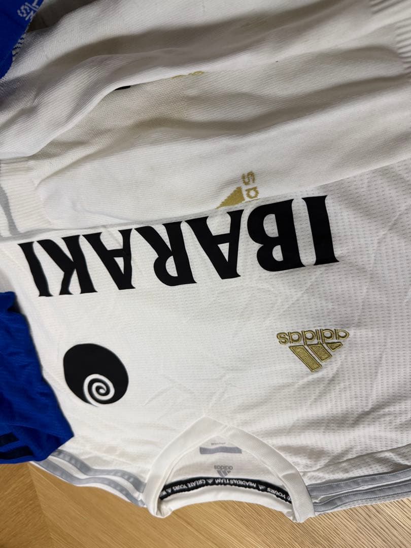 茨城国体サッカー　ユニフォームフルセット