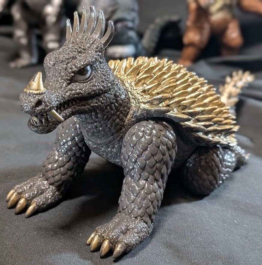 昭和ゴジラ・メカゴジラ・キングシーサー・アンギラス（バンダイ）ソフビ４体セット