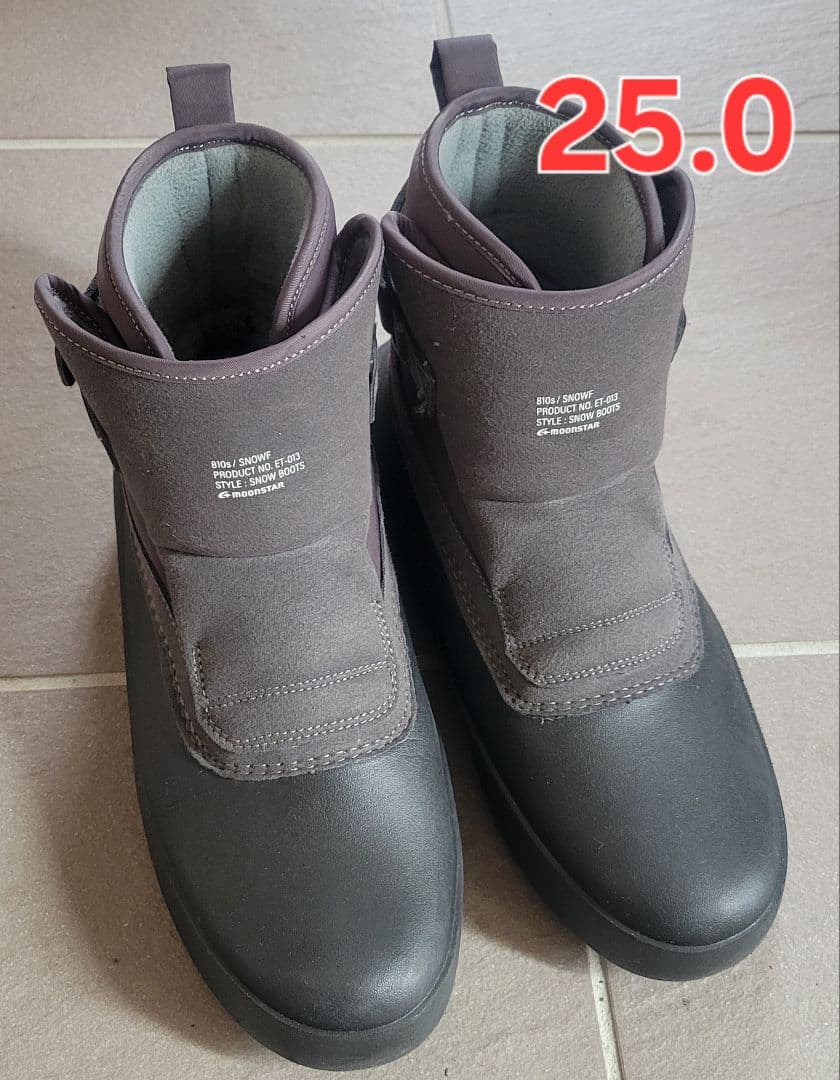 ムーンスター 25cm　スノーフ810s　スノーブーツ　スノーシューズ 25.0