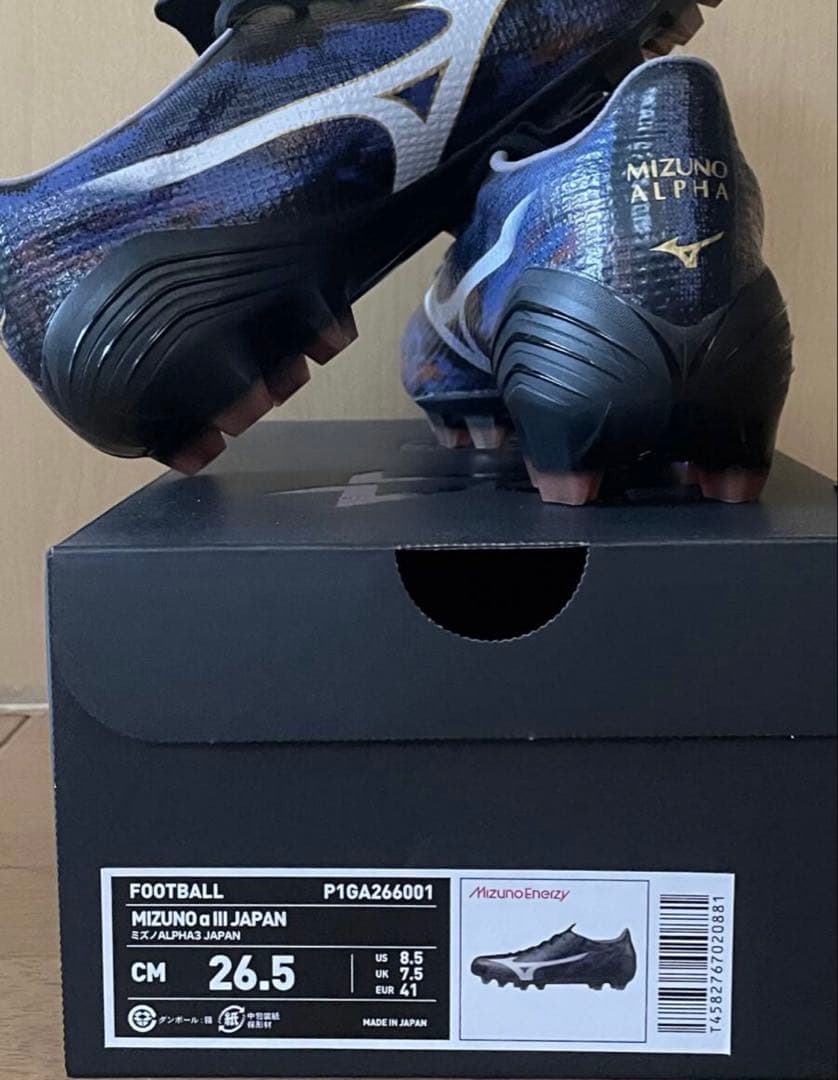 Mizuno Alpha III Japan サッカーシューズ 26.5cm