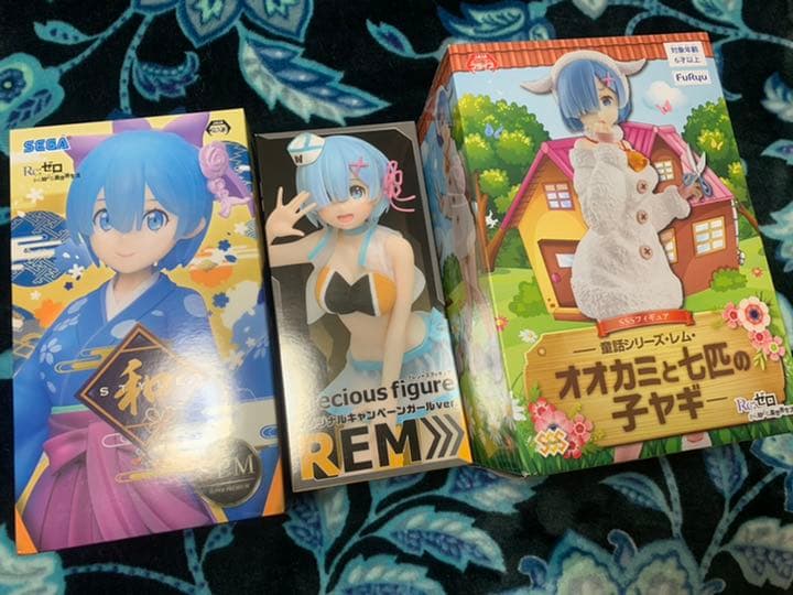 【値下げ】リゼロ レム フィギュア 5種
