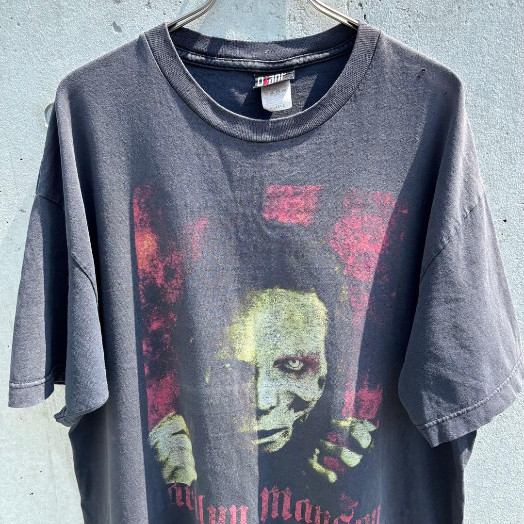 【00s】MARILYN MANSON vintage tシャツgiant XL