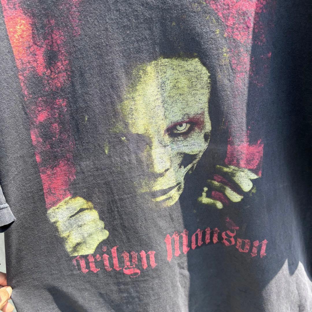 【00s】MARILYN MANSON vintage tシャツgiant XL