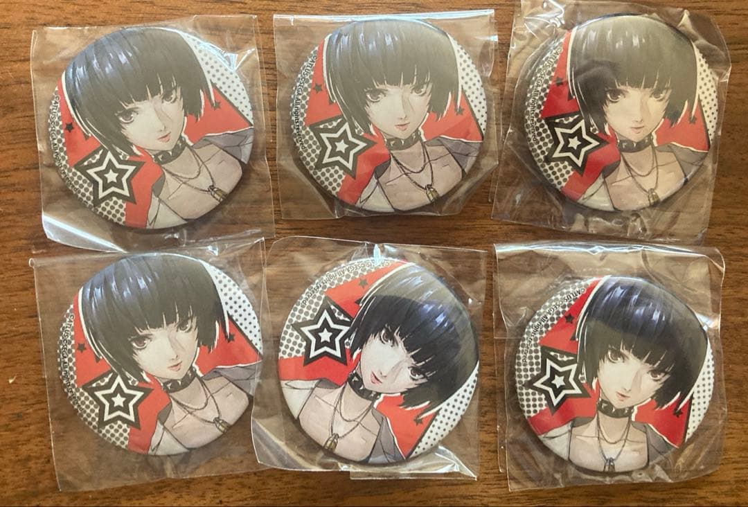 未開封　ペルソナ5 ペルソナ20thフェス 缶バッジ 武見妙　缶バッチ　6個セ