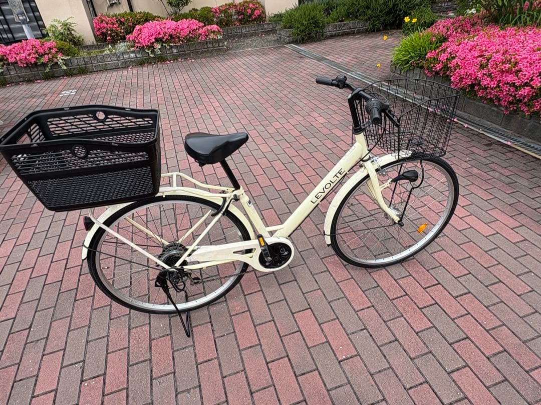 前後籠付きオートライト変速付軽快車 (27㌅)お引取りでも？配達でも？可能です。