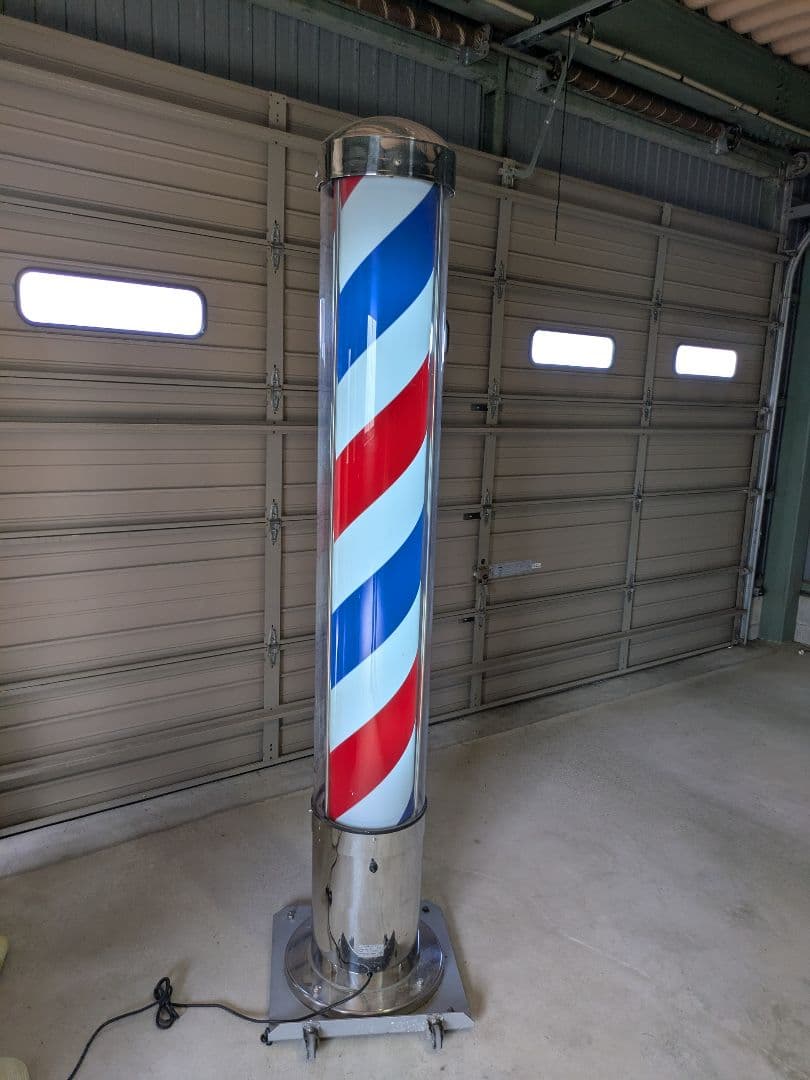 床屋　看板スタンド