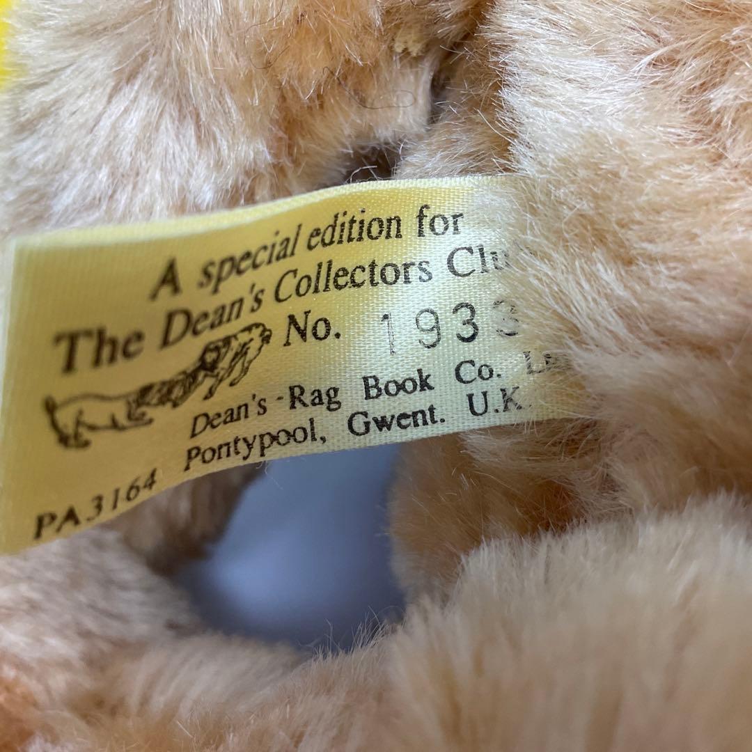 稀少品　初回品　ディーンズ社　ヴィンテージ　ベア　１９９４年　ヘクター　バッチ付