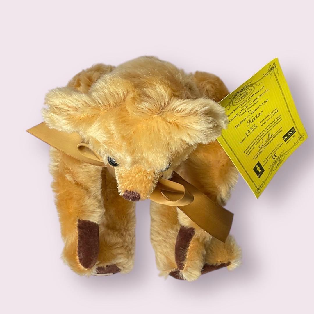 稀少品　初回品　ディーンズ社　ヴィンテージ　ベア　１９９４年　ヘクター　バッチ付