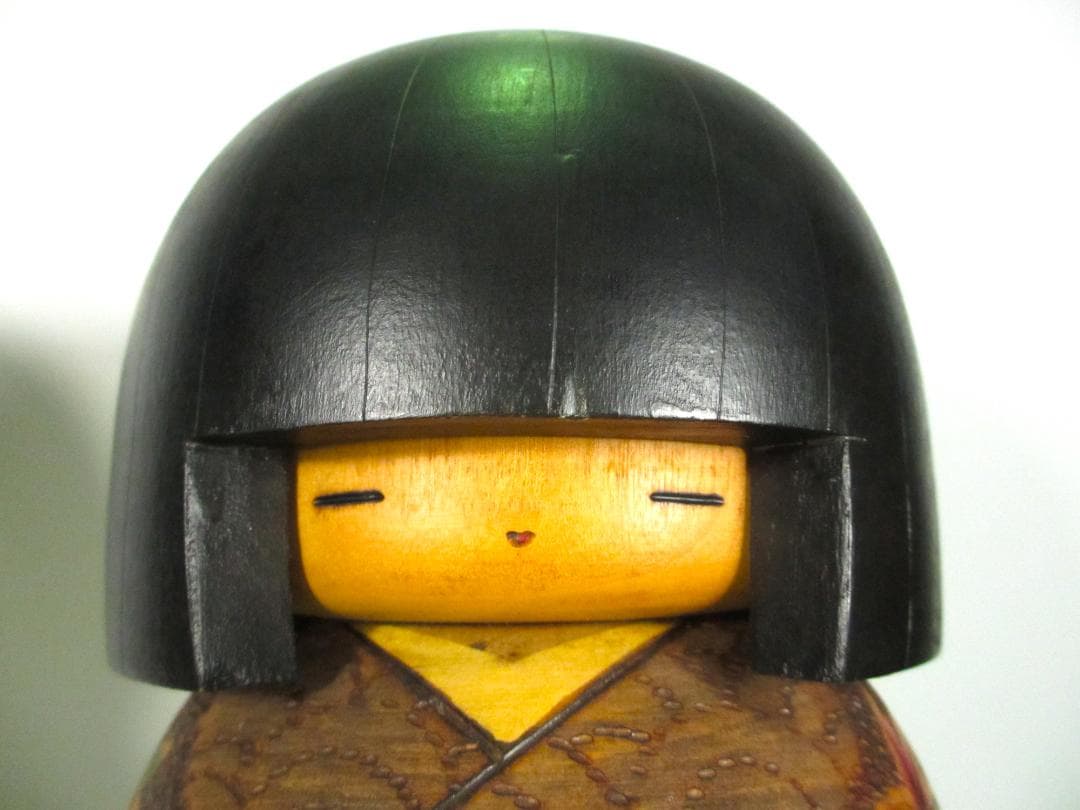 創作こけし　小林伊之介 作　大型２体　日本人形　こけし　郷土玩具