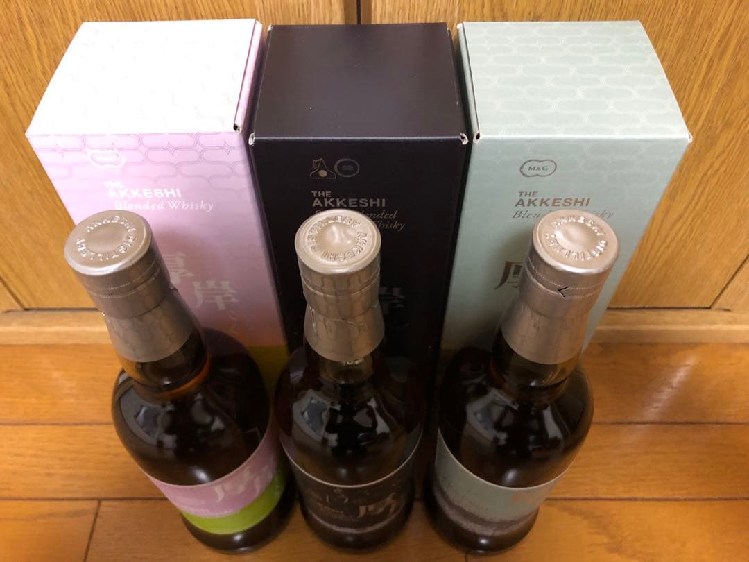 厚岸蒸留所　ウイスキー3本セット(冬至・霜降・穀雨) 新品未開封