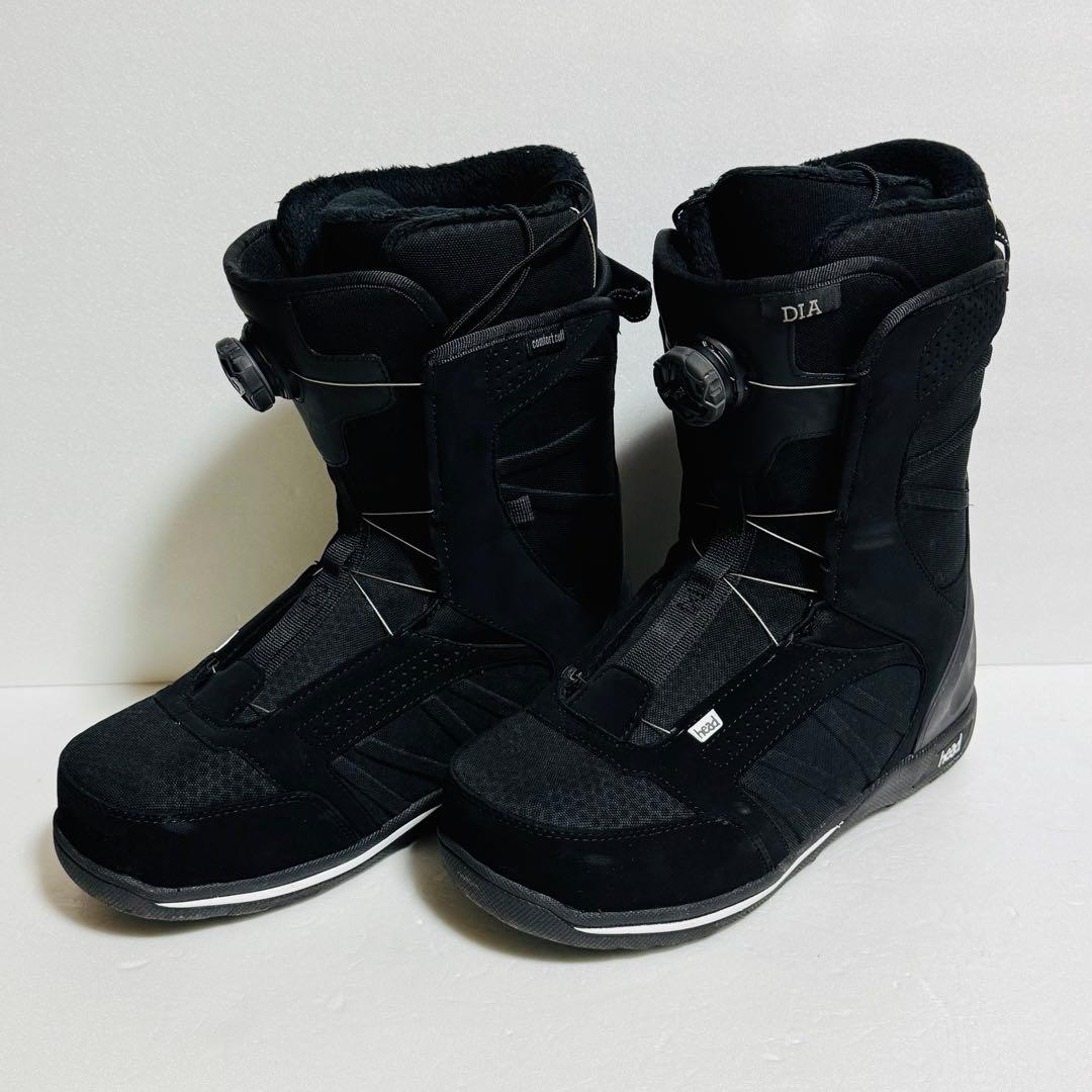 28cm スノーボードブーツ 黒色ブラックBoAダイヤル式初心者おすすめ