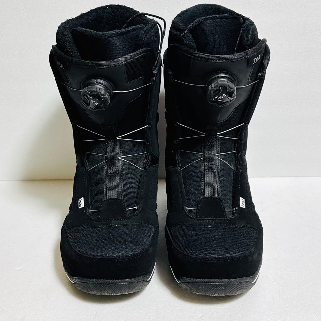 28cm スノーボードブーツ 黒色ブラックBoAダイヤル式初心者おすすめ