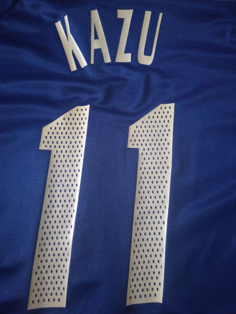 【貴重】ジーコジャパンドリームチーム　ユニホーム KAZUカズ 11番