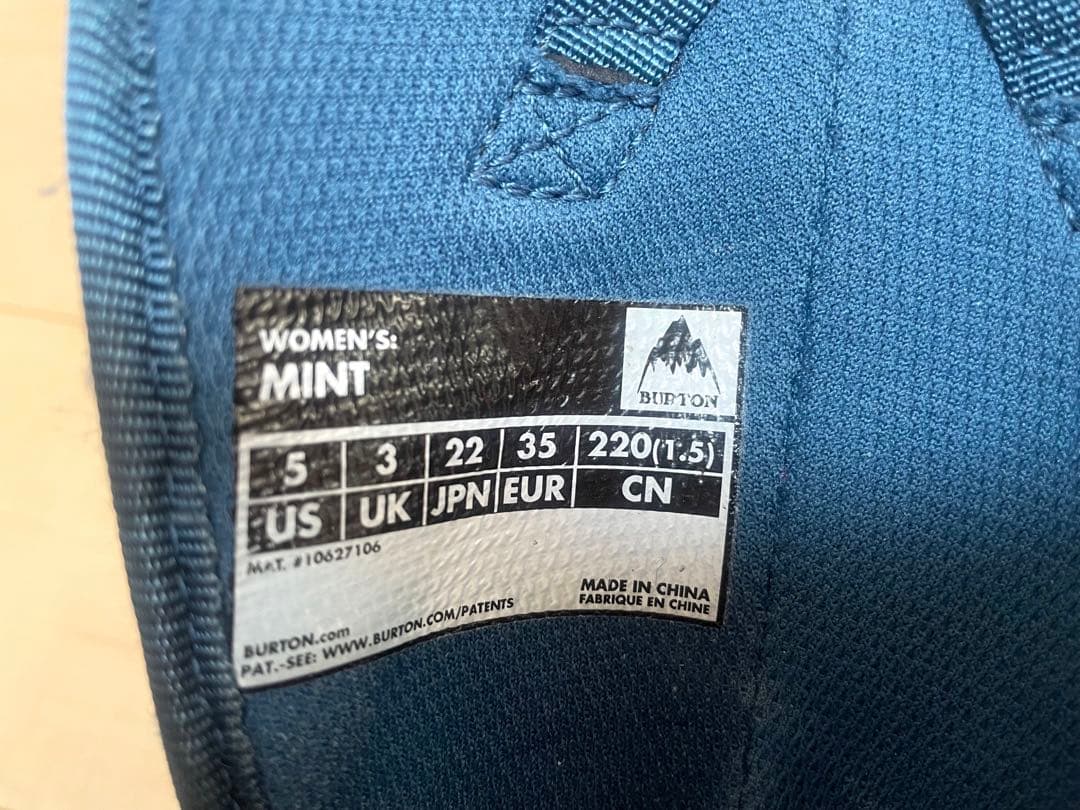 BURTON スノーボードブーツ 22cm