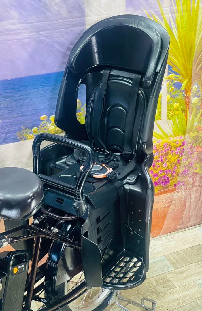 パナソニックギュット⭐️12AH！子供乗せ電動アシスト自転車Y3078