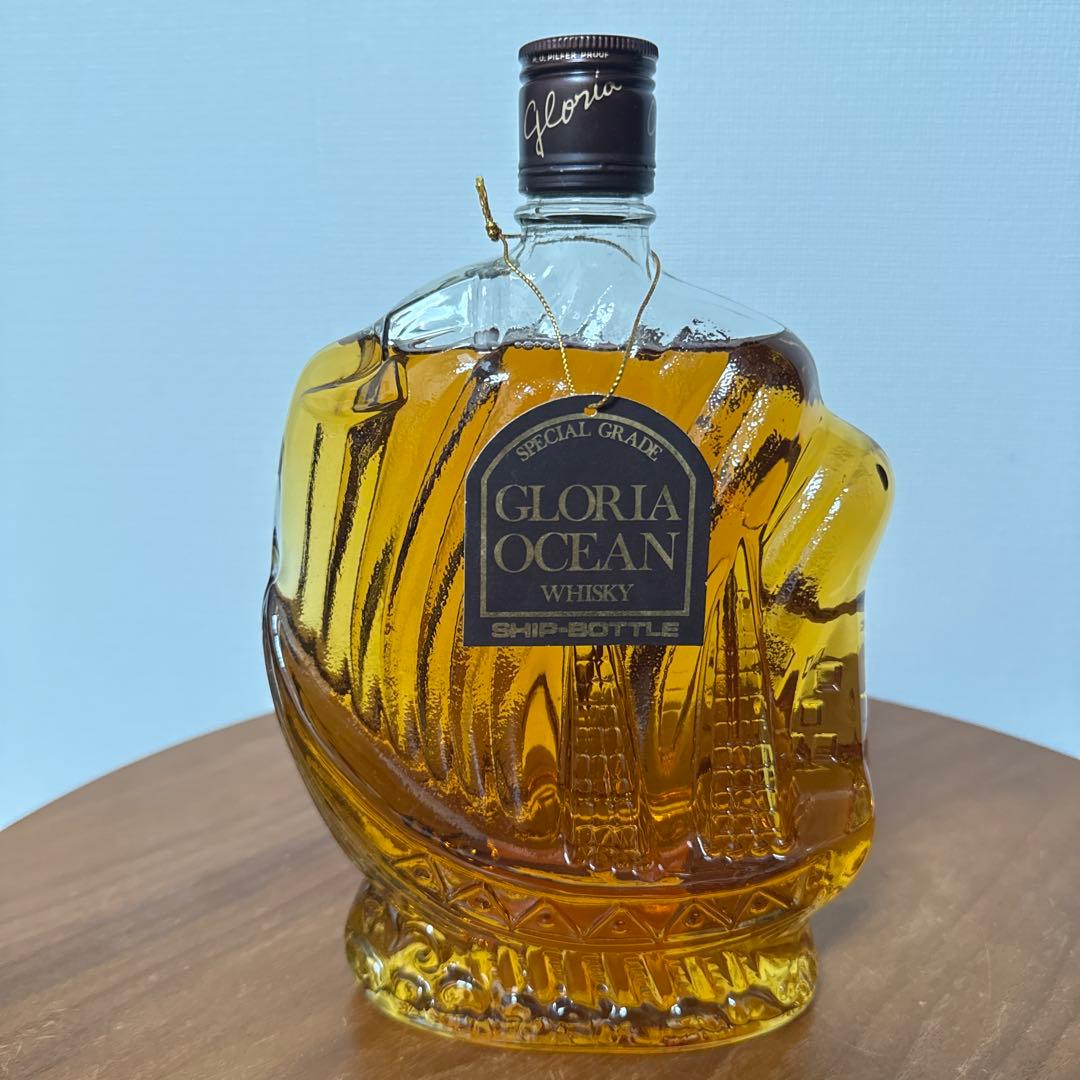 【未開栓】三楽オーシャン ウイスキー グロリアオーシャン シップボトル 特級