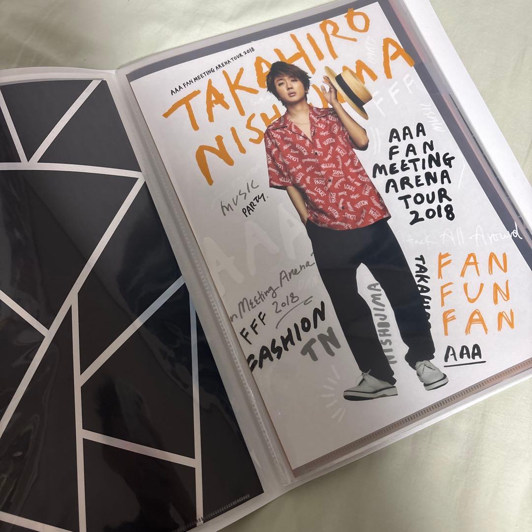 AAA西島隆弘クリアファイルコレクション