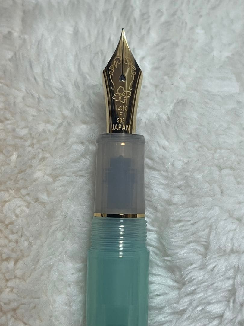 ☆限定 新品未使用 ノンブル ペパーミントティー 万年筆 ニブF 細字☆