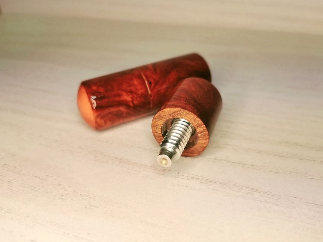 [14山]ジョイントキャップ アンボイナバール/ピンクアイボリー 1B2S