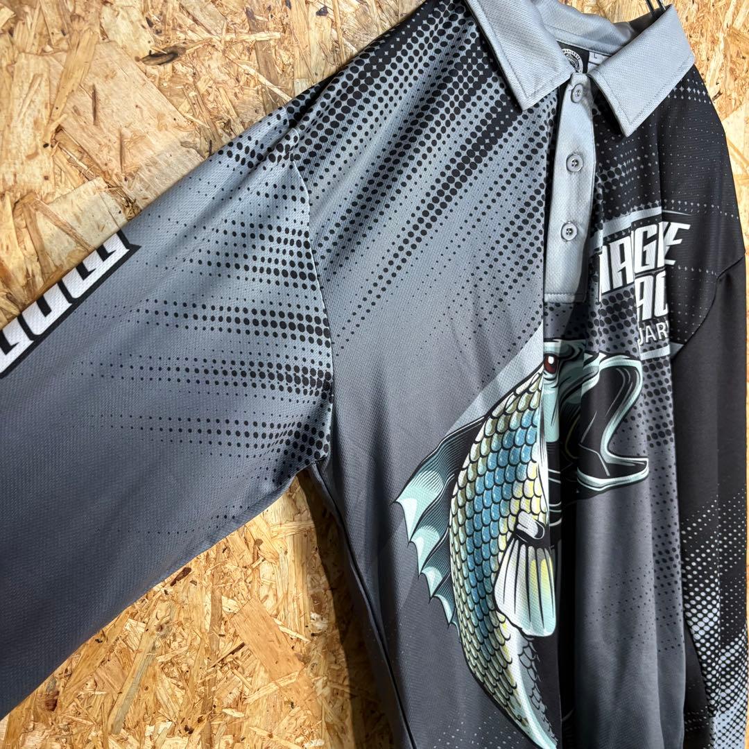 マングローブ ジャックス フィッシングシャツ 釣り魚 Lサイズ速乾性