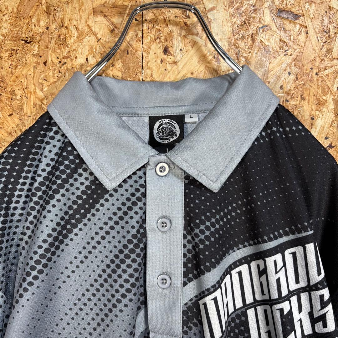 マングローブ ジャックス フィッシングシャツ 釣り魚 Lサイズ速乾性