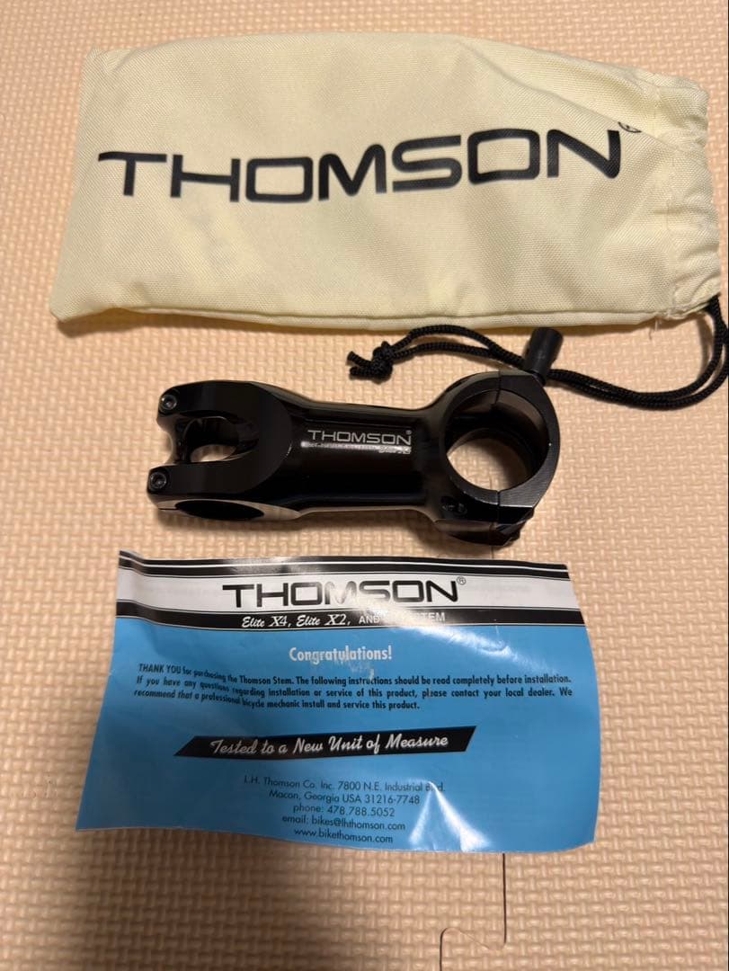 THOMSON x4 90㎜ 0° トムソン ステム　ブラック