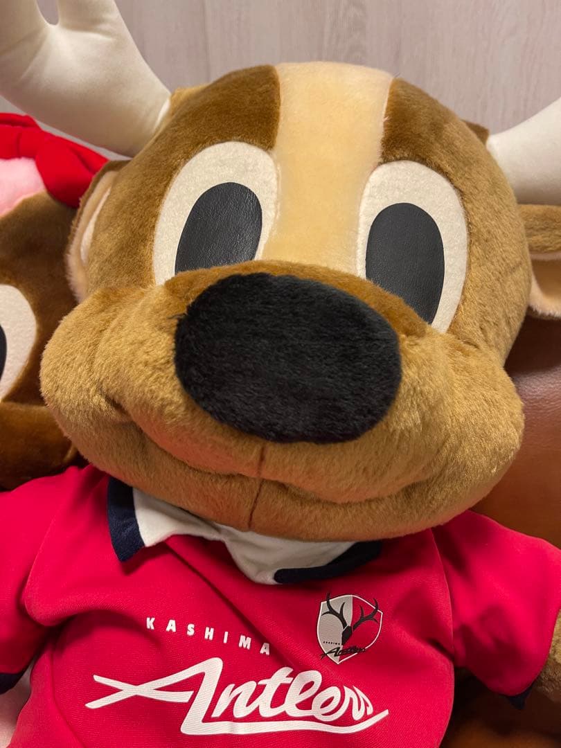 鹿島アントラーズ　しかお&しかこ特大ぬいぐるみセット