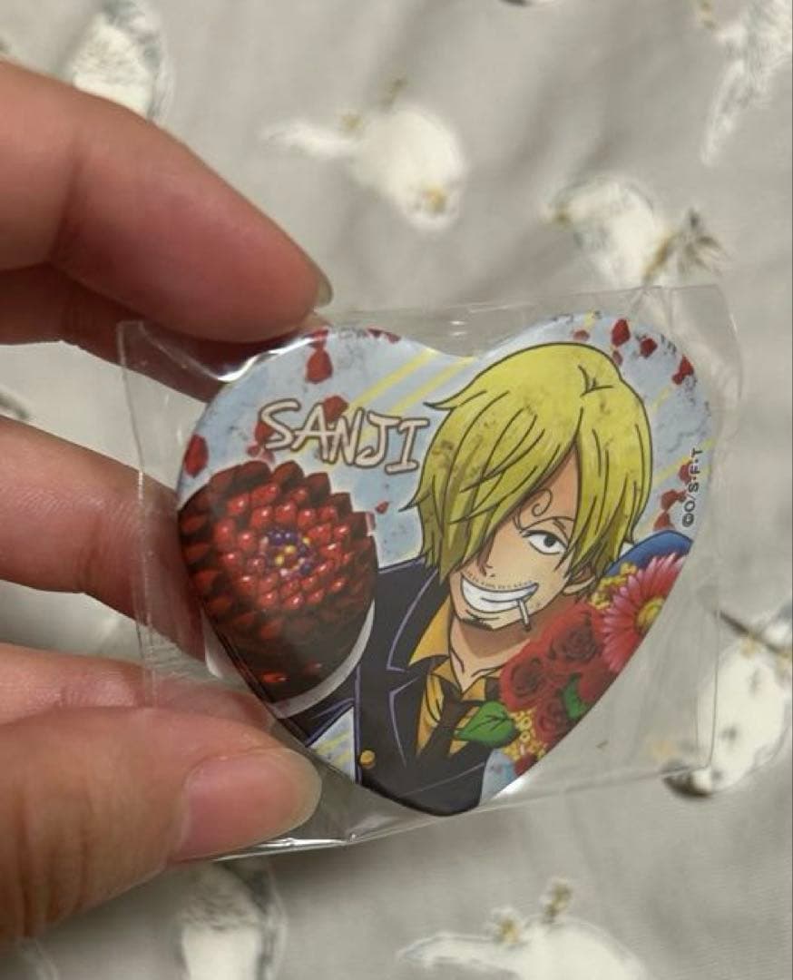 ワンピース サンジ ハート型 マグネット バレンタイン　ホワイトデー