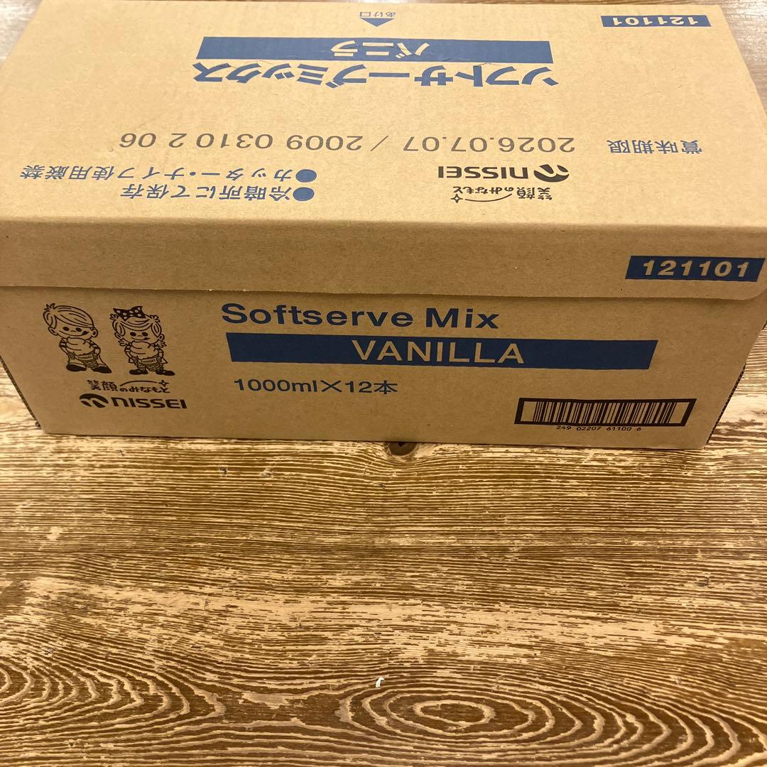 ソフトサーブミックス バニラ 日生　1ケース　12本