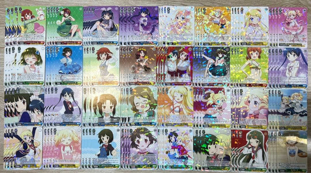 ヴァイスシュヴァルツ　きんいろモザイク TDノーマル4コン込B版RR以下4コン