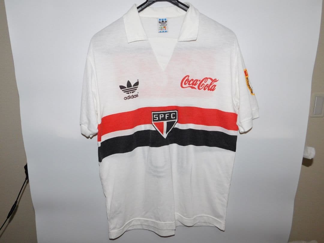 1990 SPFC adidas＆Coca-Colaバージョン公式戦使用品　本物