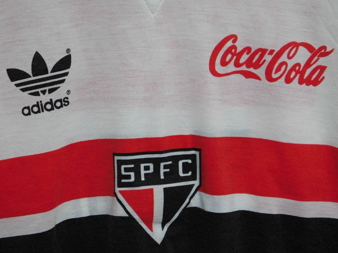 1990 SPFC adidas＆Coca-Colaバージョン公式戦使用品　本物