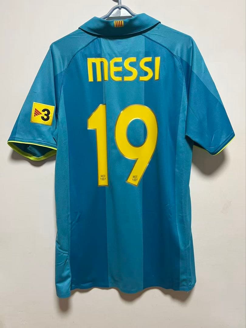 選手支給Messi メッシ バルセロナ ユニフォーム 07-08 LFP