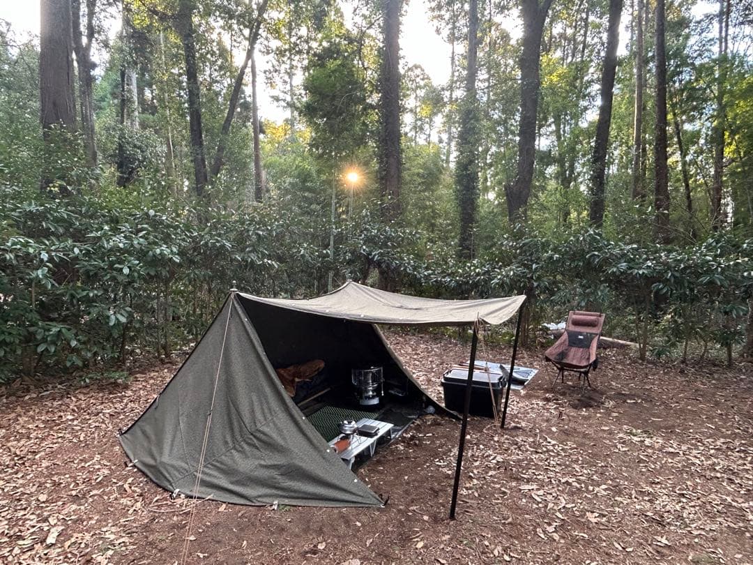 東ドイツ軍　レインドロップカモ　テント