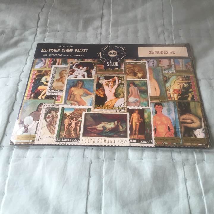 海外切手コレクション　25 Nude #2 25ヌード＃2