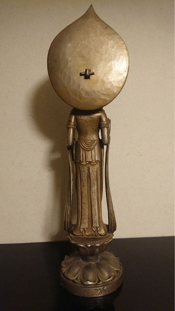 観音菩薩立像 金銅仏 念持仏 澤田政廣 彫刻家 仏像 仏教美術 骨董 古美術