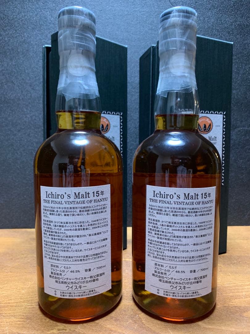 イチローズモルト羽生ファイナル15年 2本セット