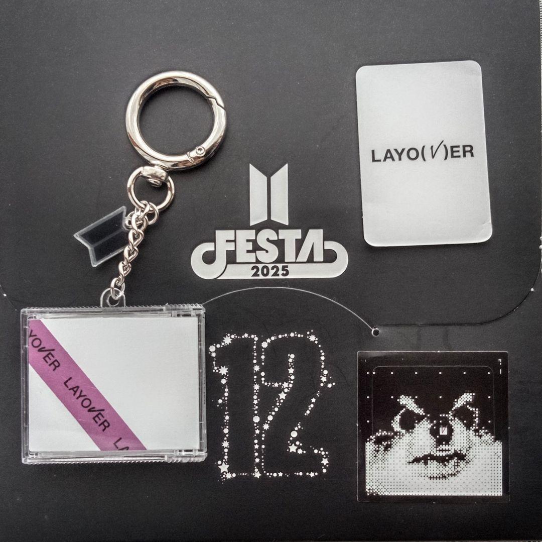 BTS フェスタ カプセルアルバム Layover トレカ テテ ヨンタン