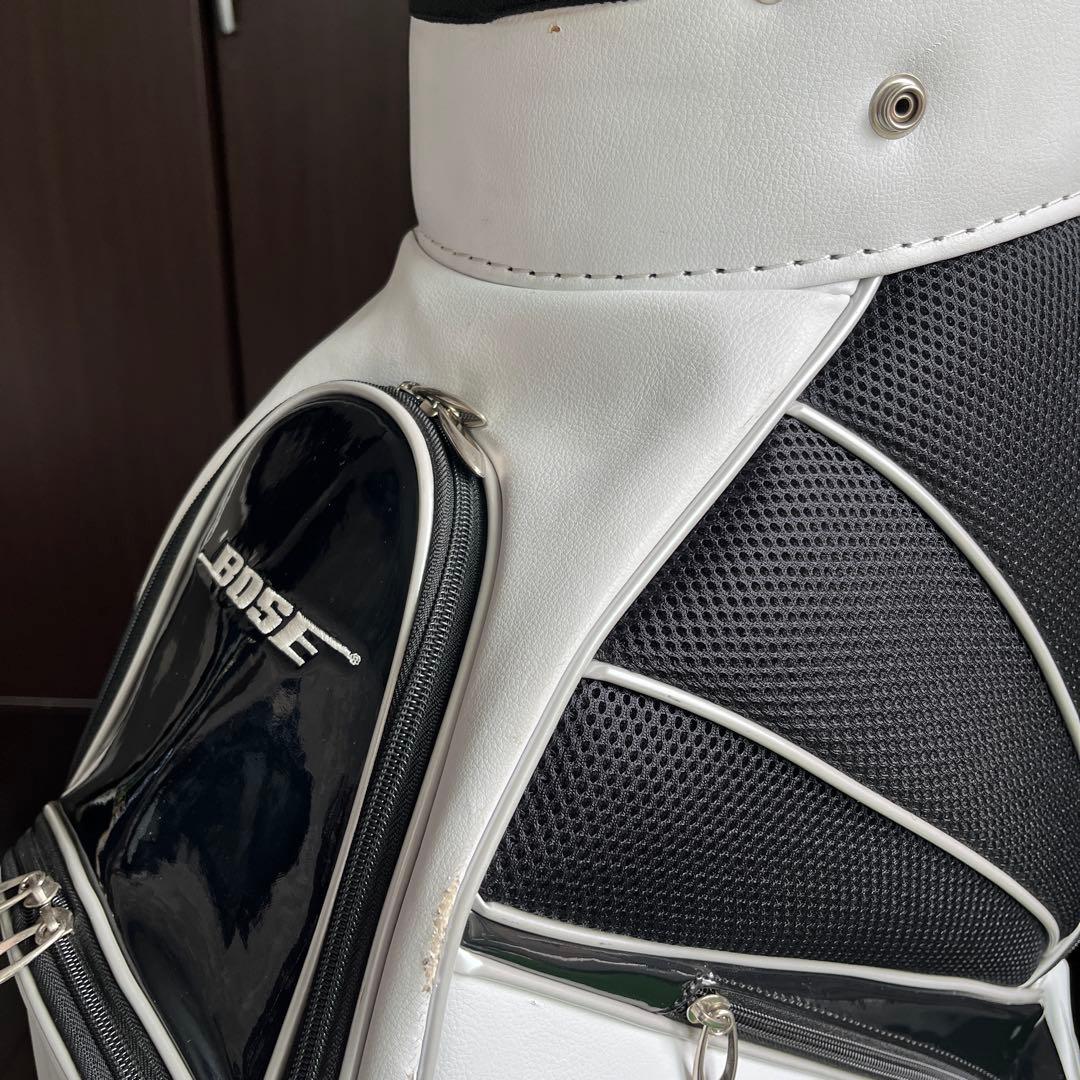 BOSE キャディバッグ ホワイト/ブルー
