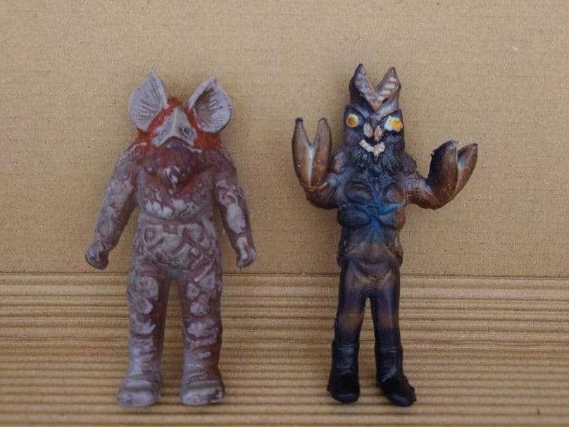 【当時物】【美研】ウルトラマン スケールモデル怪獣☆バルタン星人☆イカルス星人