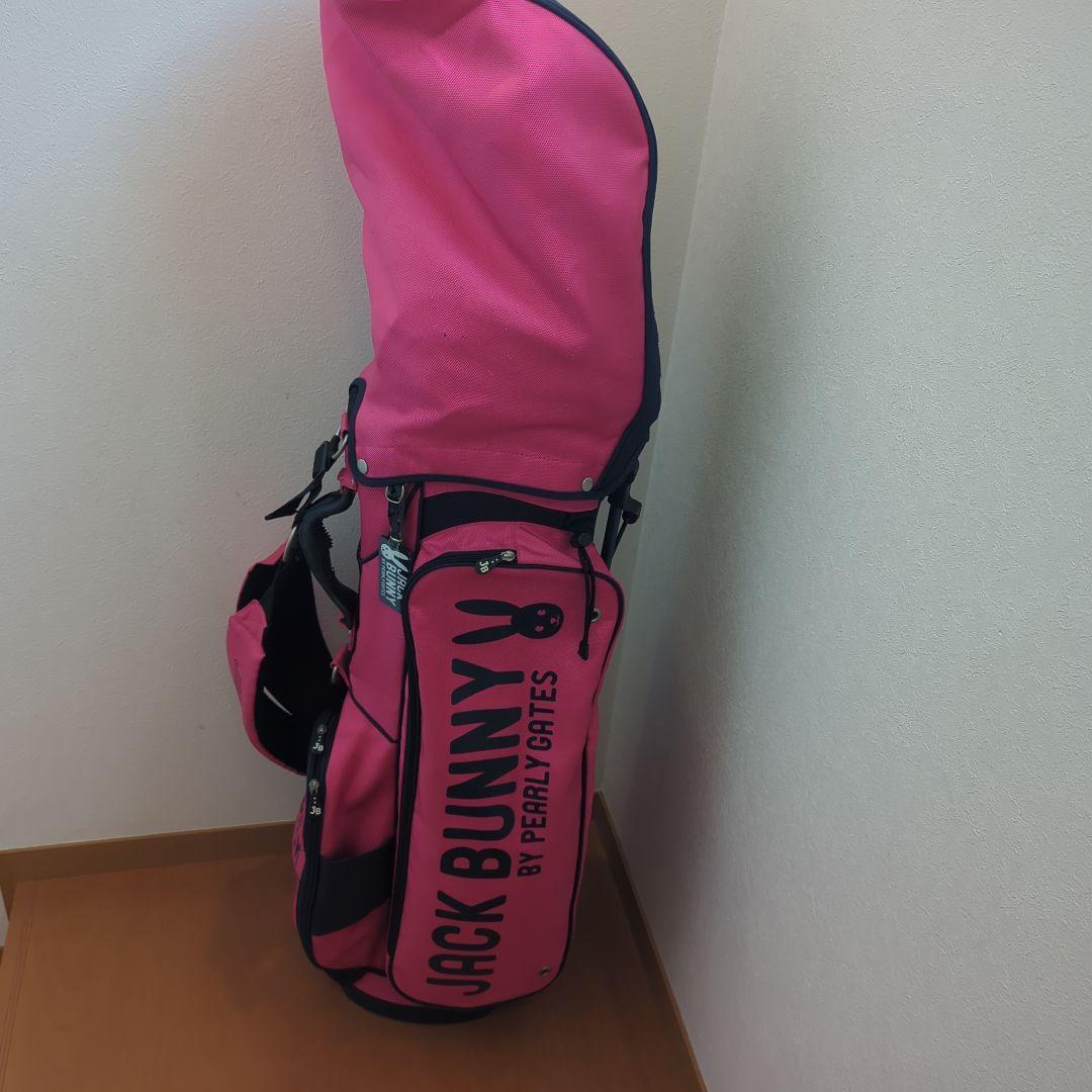 ジャックバニー　キャディーバック　ピンク