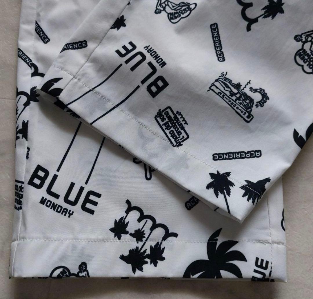 Mutamarine ムータマリン　パーム柄パンツ　春夏用　薄手生地　裾上げ済