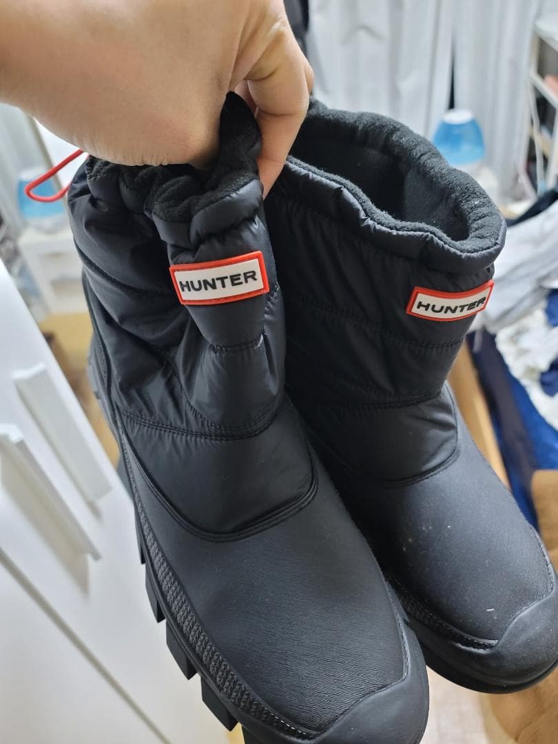 HUNTER ブラック 防水ブーツ UK11 us12