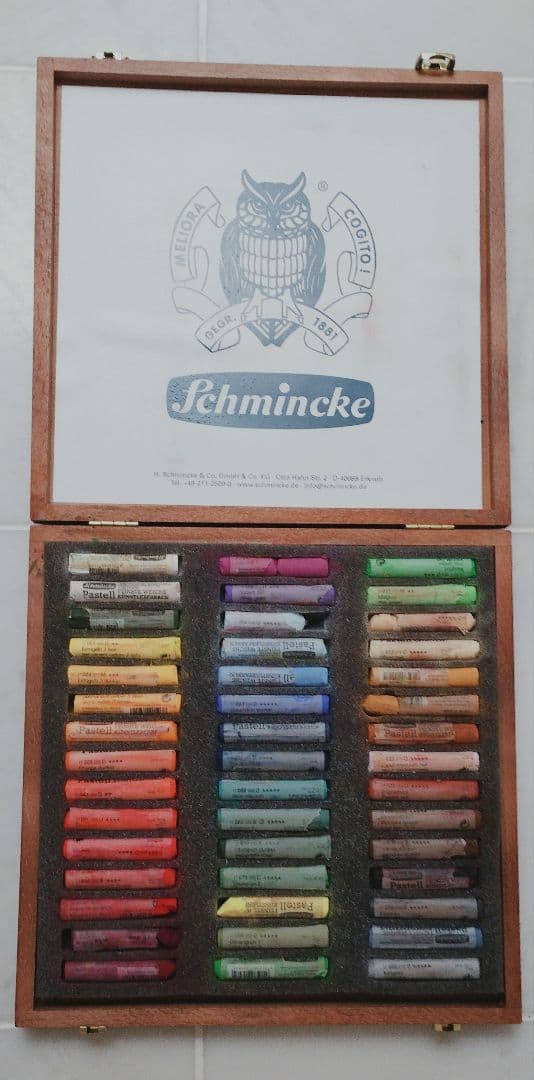 schmincke シュミンケ ソフトパステル 45色木箱セット