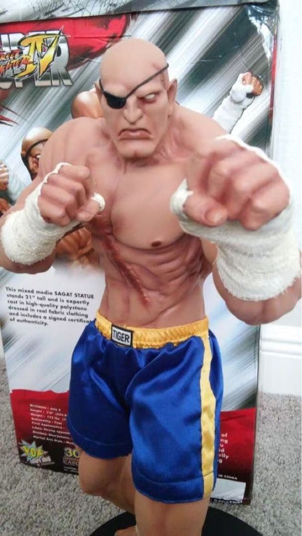 ストリートファイター PCS サガット 1/4 EX版 スタチュー フィギュア