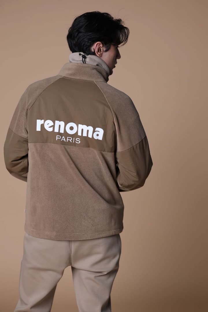 メンズウェア RENOMA GOLF BASIC SWITCHING FLEECE JK